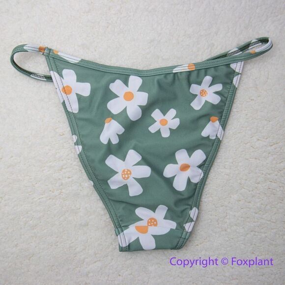 NEW Free People x Gnash Swim floral tri bikini bottoms, US size 6 - Picture 8 of 11